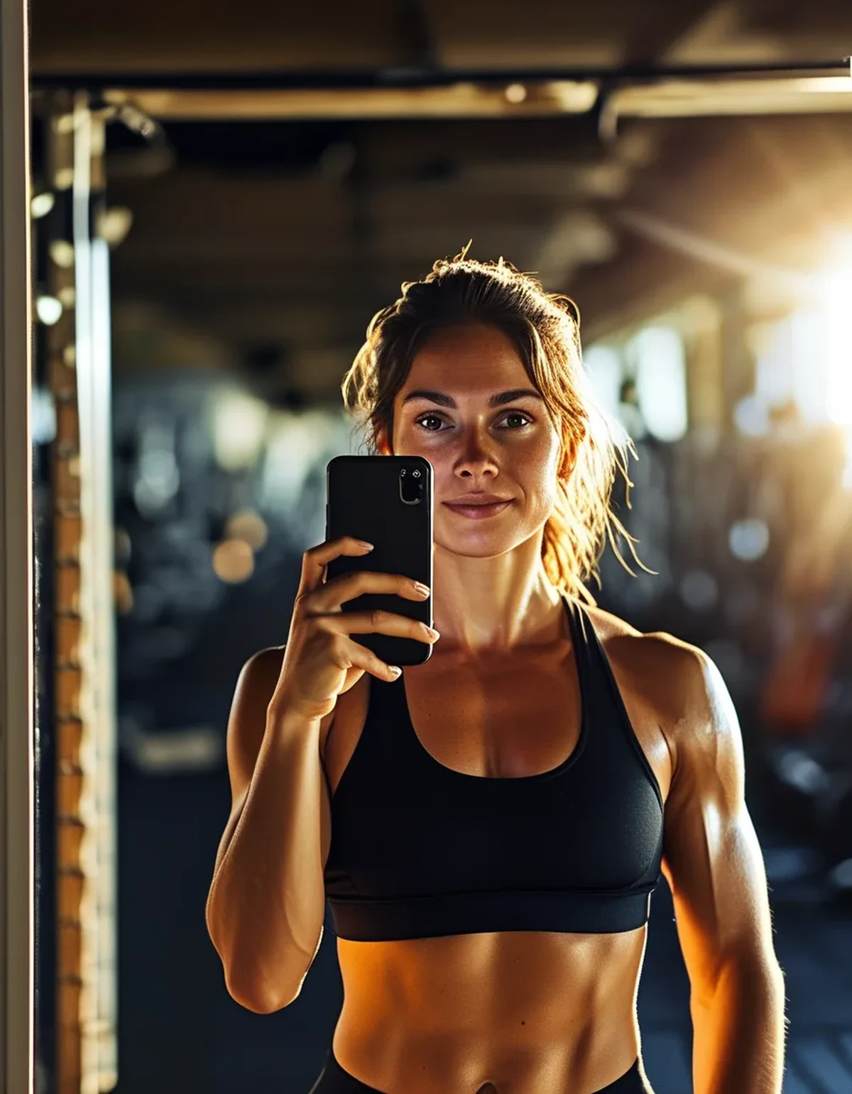 The Phone Angle Mistake That Makes Gym Mirror Photos Look Off